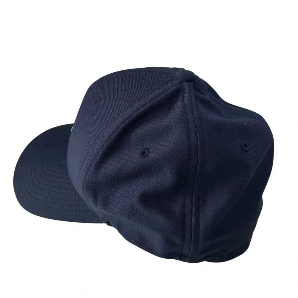 William Murray Flex Fit Size L-XL Navy Blue With Plaid inside Lined Bill Golf